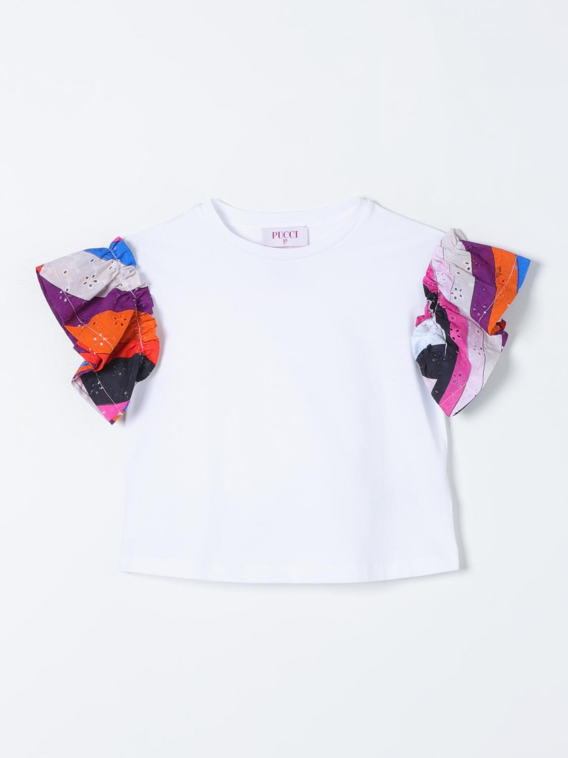 Emilio Pucci Junior T-Shirt EMILIO PUCCI JUNIOR Kids colour White