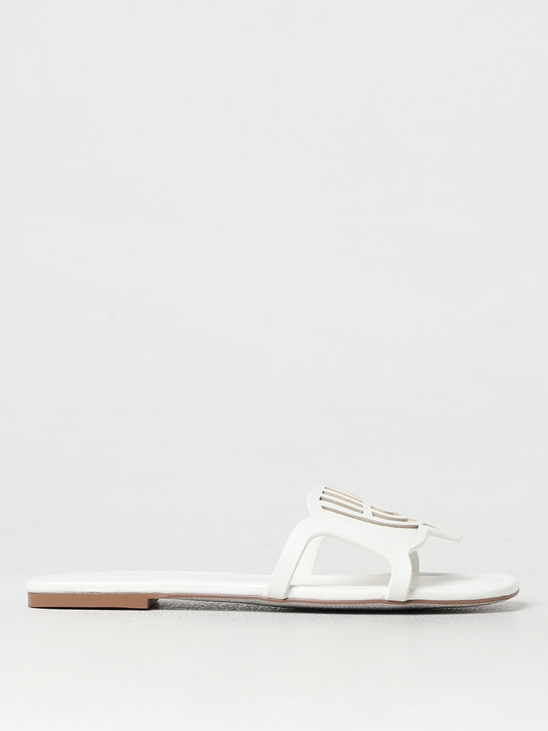 CHIARA FERRAGNI Flat Sandals CHIARA FERRAGNI Woman color White