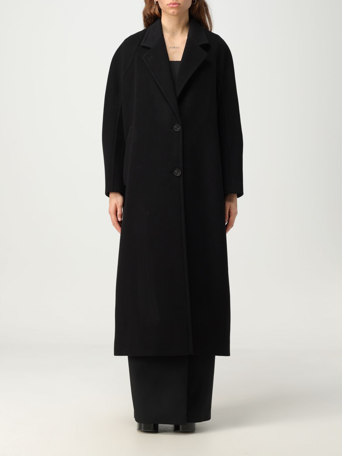 Alexander McQueen Coat ALEXANDER MCQUEEN Woman colour Black