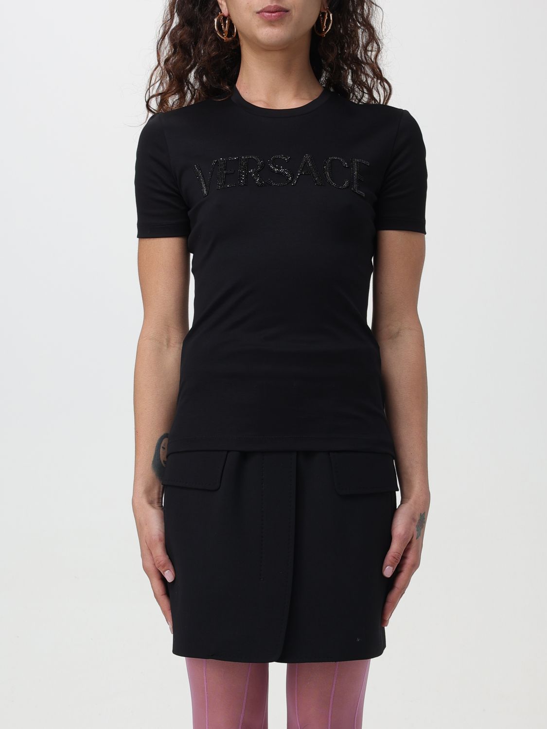 Versace Jumper VERSACE Woman colour Black