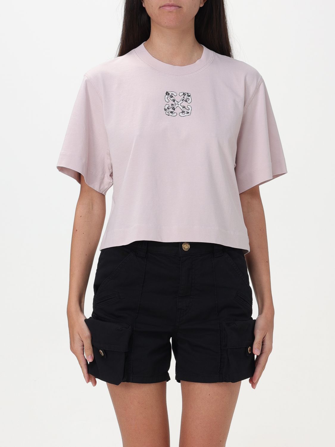 OFF-WHITE T-Shirt OFF-WHITE Woman colour Pink
