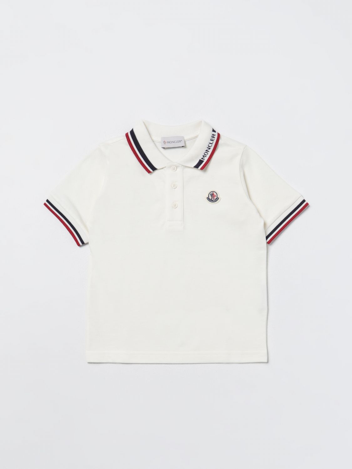 Moncler Polo Shirt MONCLER Kids colour White