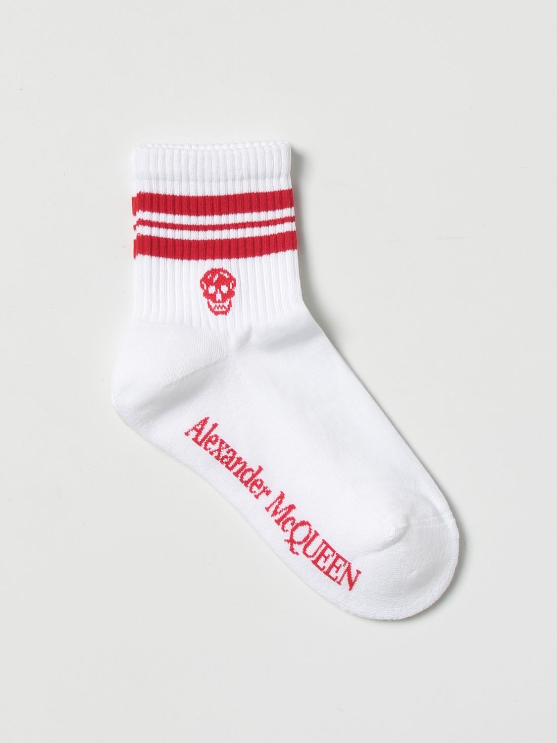 Alexander McQueen Socks ALEXANDER MCQUEEN Woman colour White 1