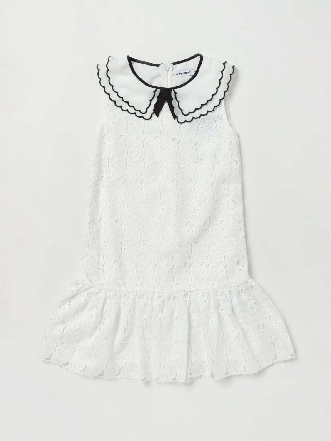 Self-Portrait Dress SELF-PORTRAIT Kids colour White