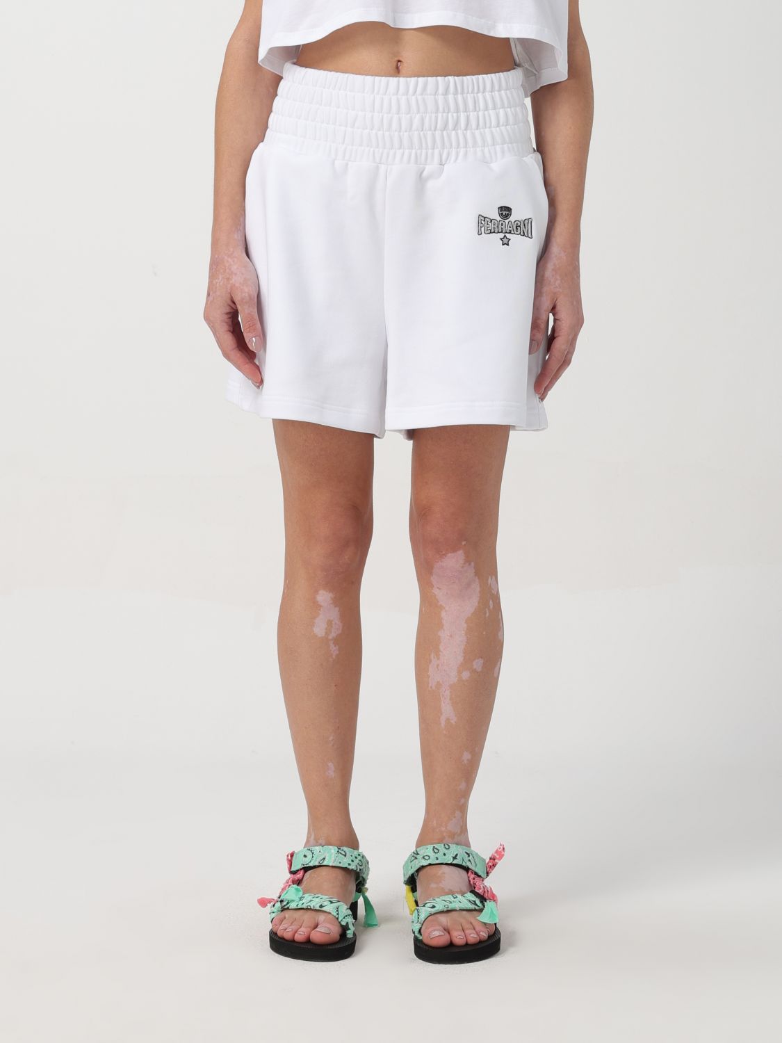 CHIARA FERRAGNI Short CHIARA FERRAGNI Woman colour White