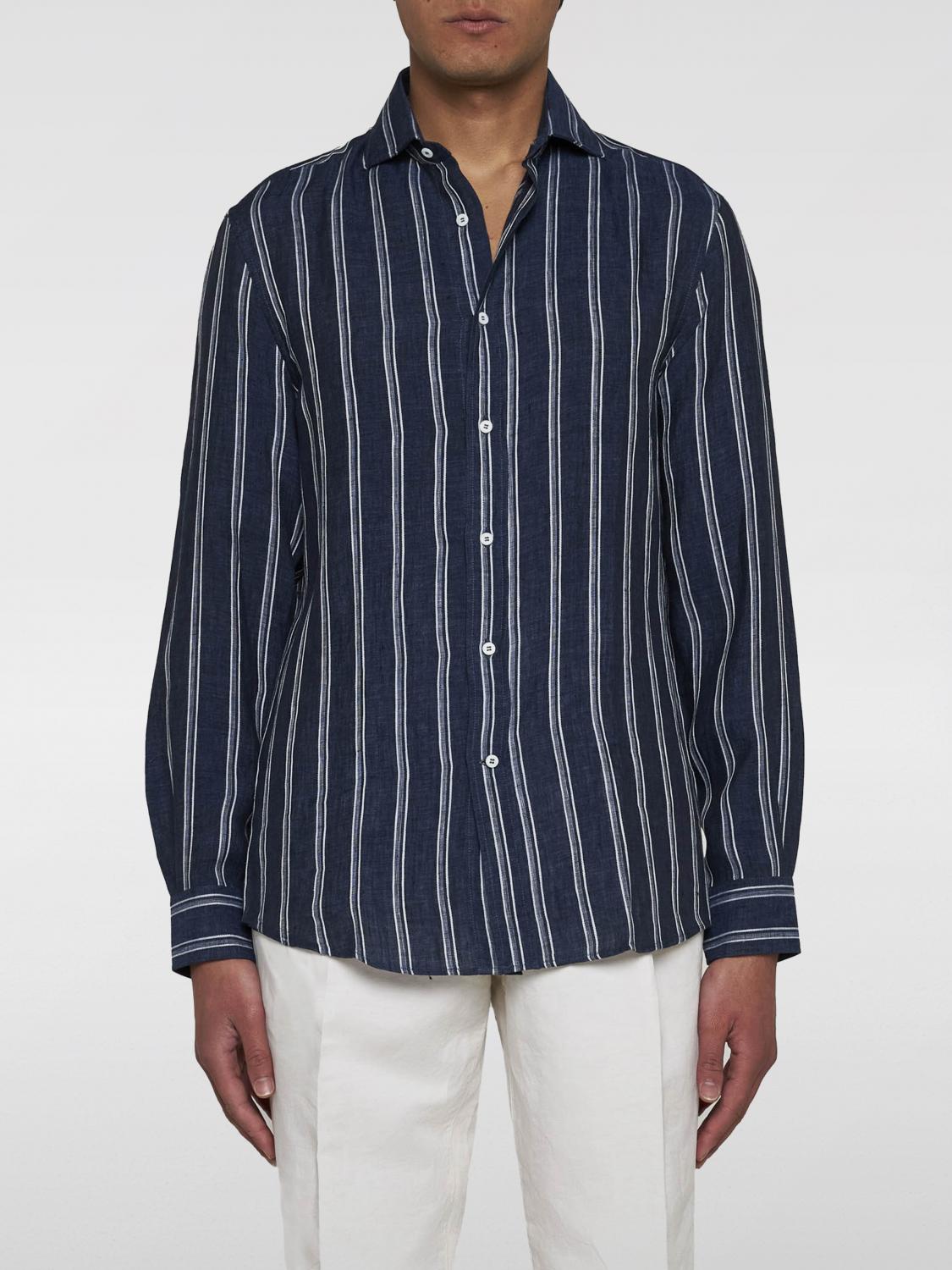 Brunello Cucinelli Shirt BRUNELLO CUCINELLI Men color Blue