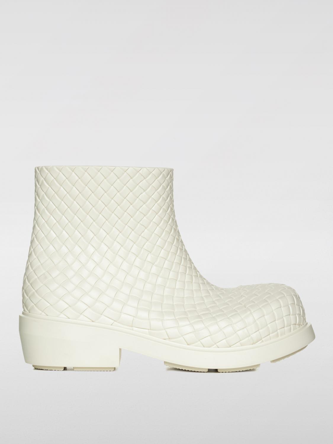 Bottega Veneta Flat Ankle Boots BOTTEGA VENETA Woman color White