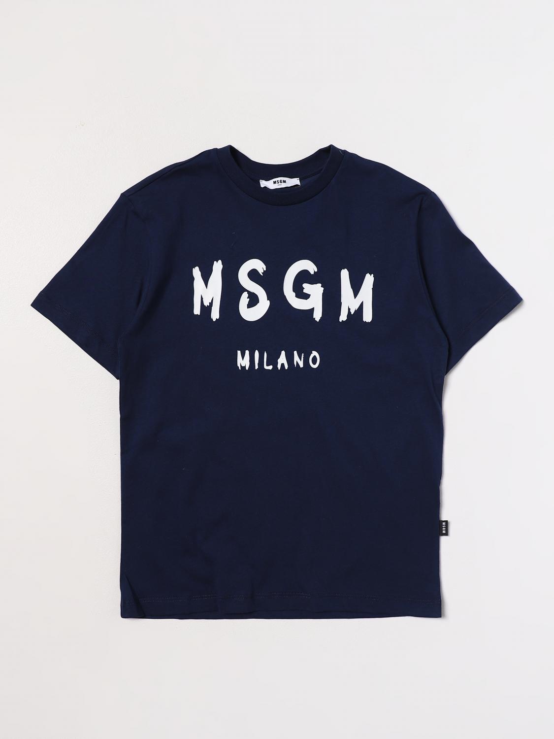 Msgm Kids T-Shirt MSGM KIDS Kids colour Blue