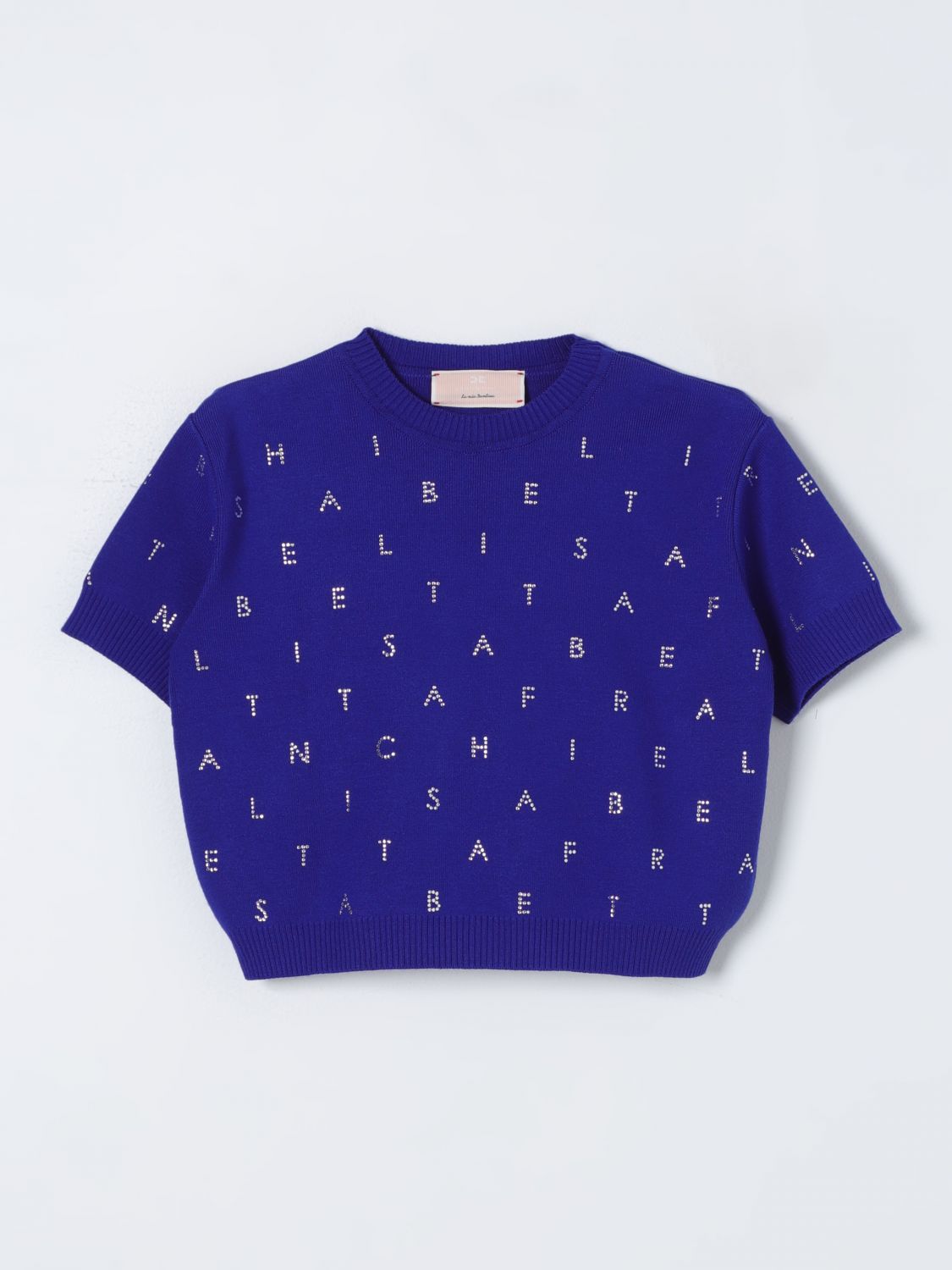 Elisabetta Franchi La Mia Bambina Jumper ELISABETTA FRANCHI LA MIA BAMBINA Kids colour Indigo