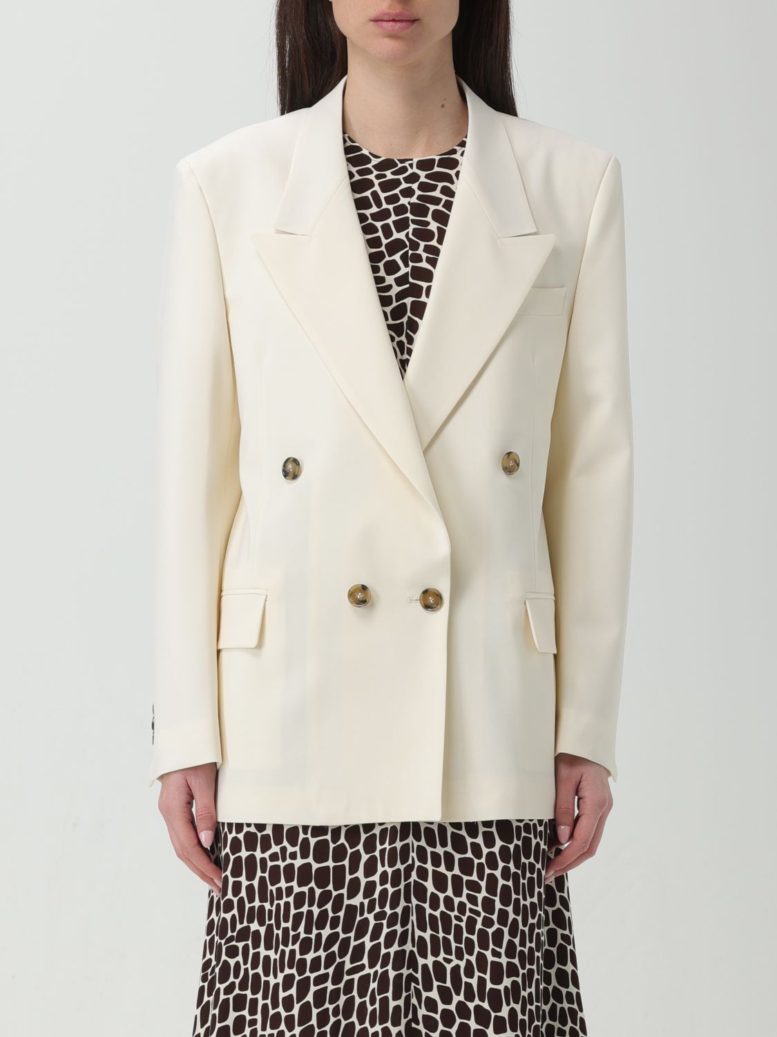 Msgm Blazer MSGM Woman colour Beige