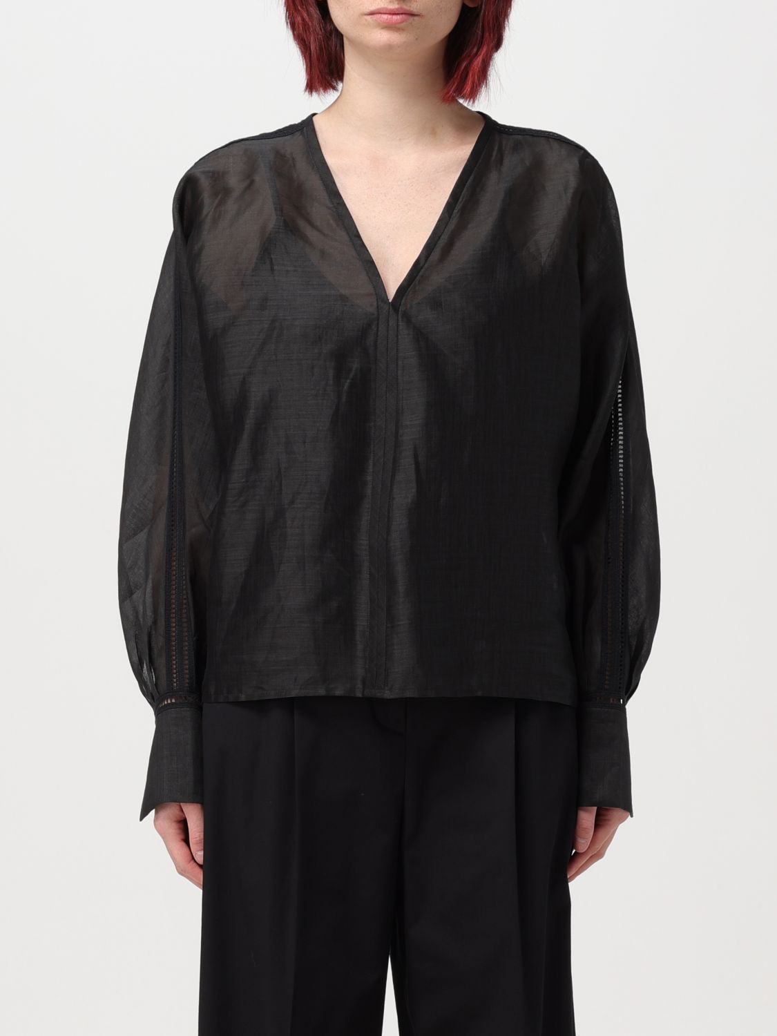 MAX MARA STUDIO Shirt MAX MARA STUDIO Woman colour Black