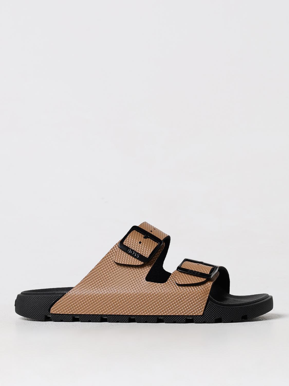 BOSS Sandals BOSS Men color Beige