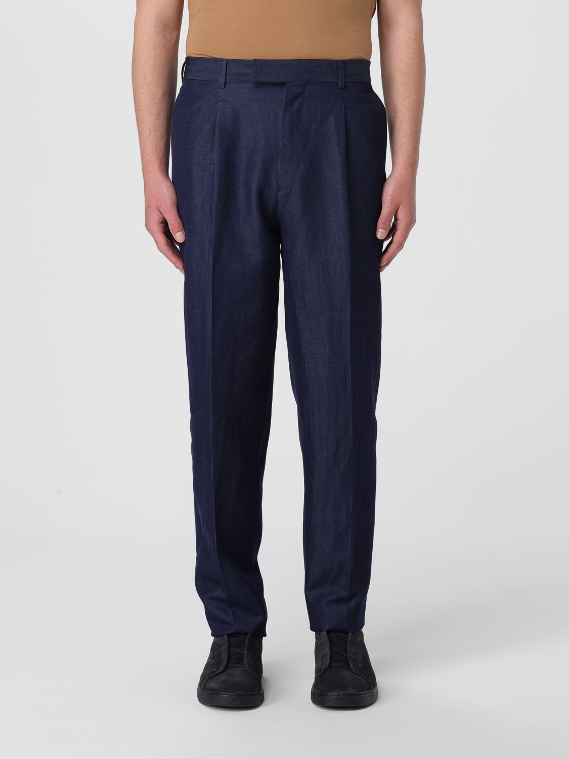 zegna Trousers ZEGNA Men colour Blue