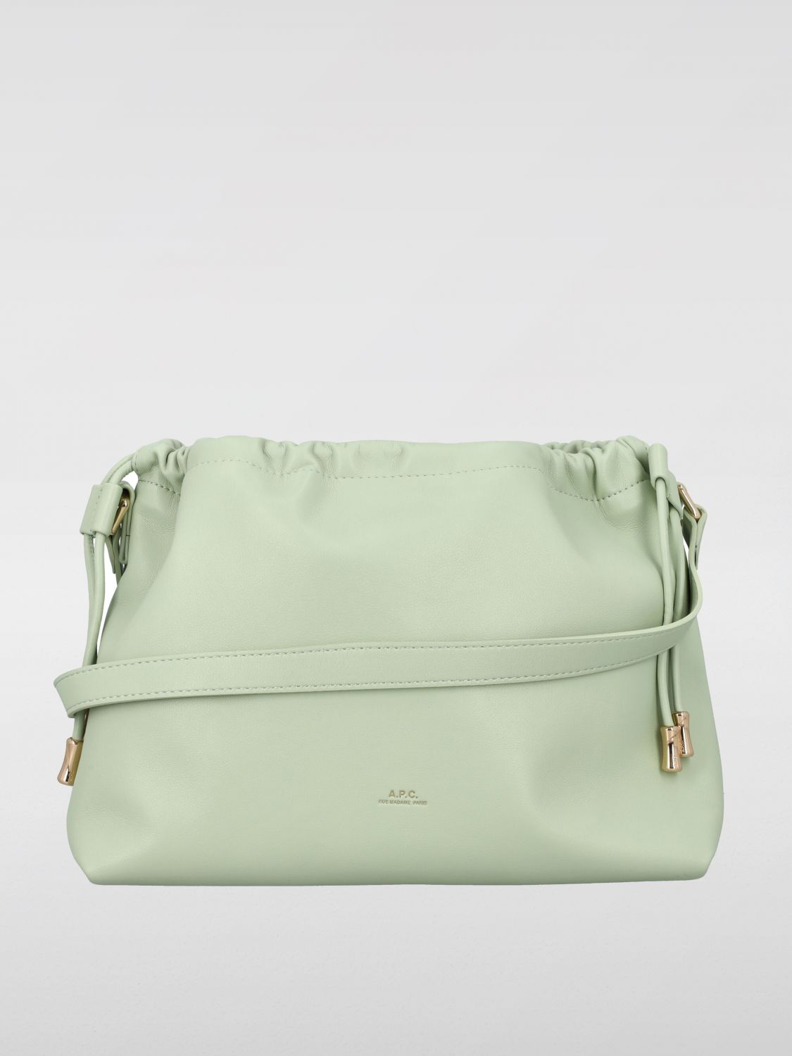 A.P.C. Crossbody Bags A. P.C. Woman color Green