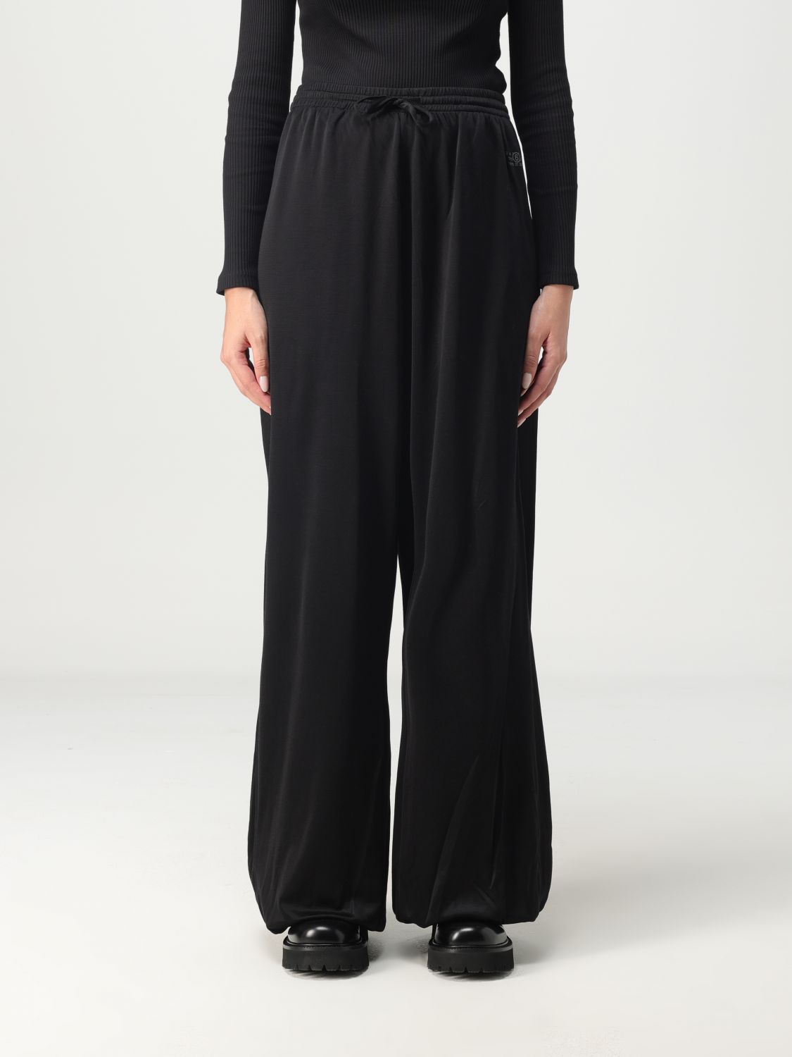 MM6 Maison Margiela Trousers MM6 MAISON MARGIELA Woman colour Black