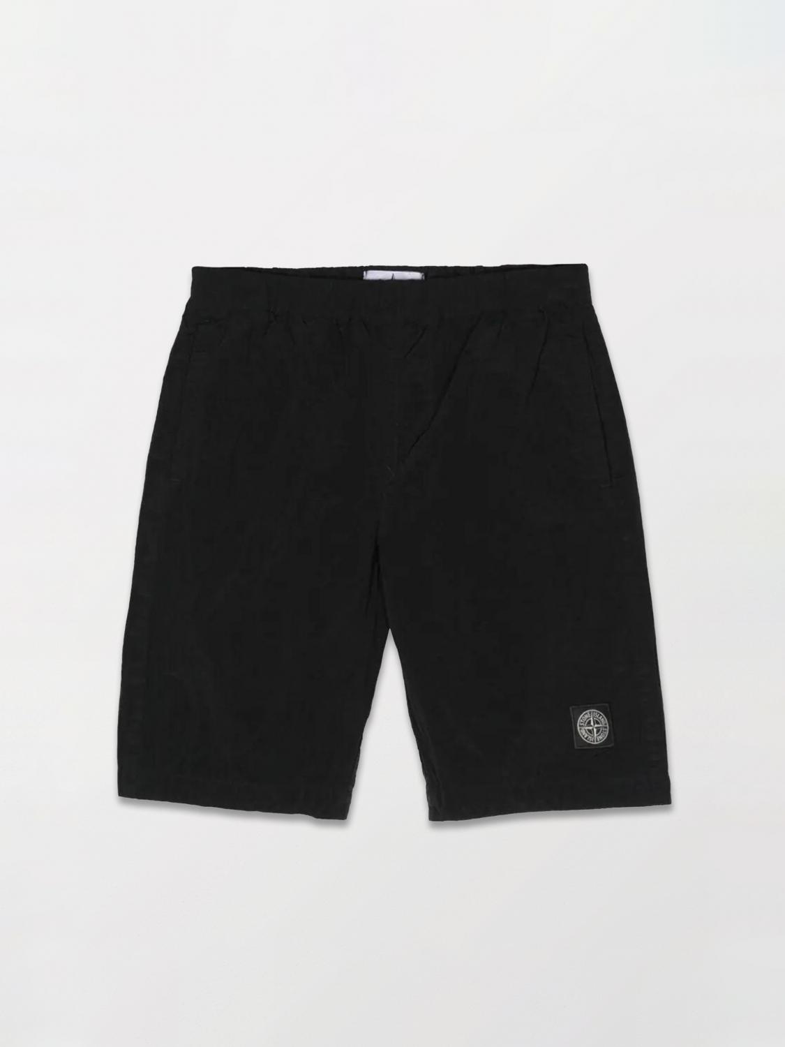 Stone Island Junior Shorts STONE ISLAND JUNIOR Kids color Black