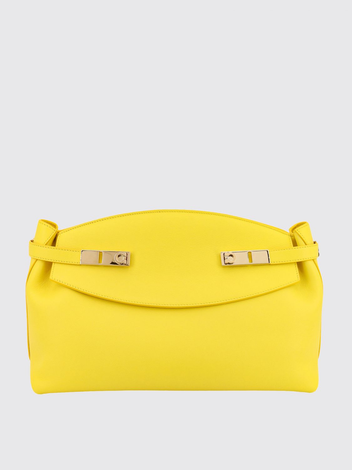 Ferragamo Clutch FERRAGAMO Woman colour Yellow