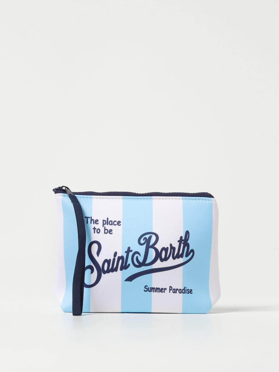 Mc2 Saint Barth Mini Bag MC2 SAINT BARTH Woman colour Gnawed Blue