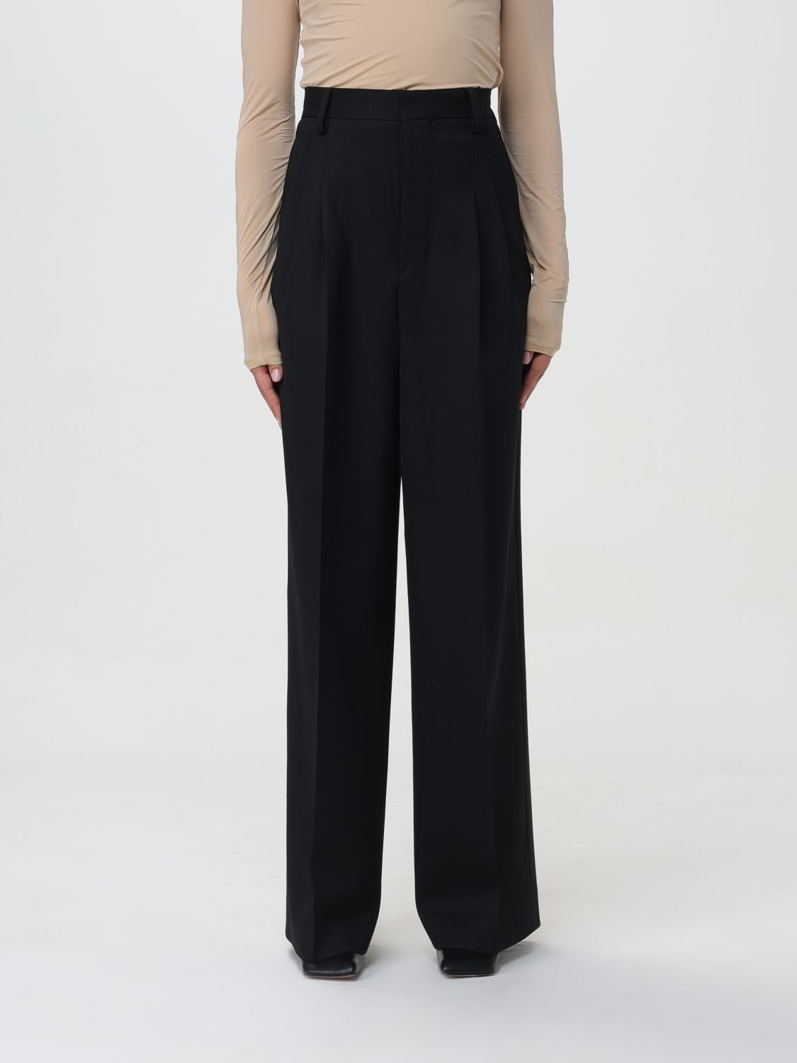 Ami Paris Trousers AMI PARIS Woman colour Black