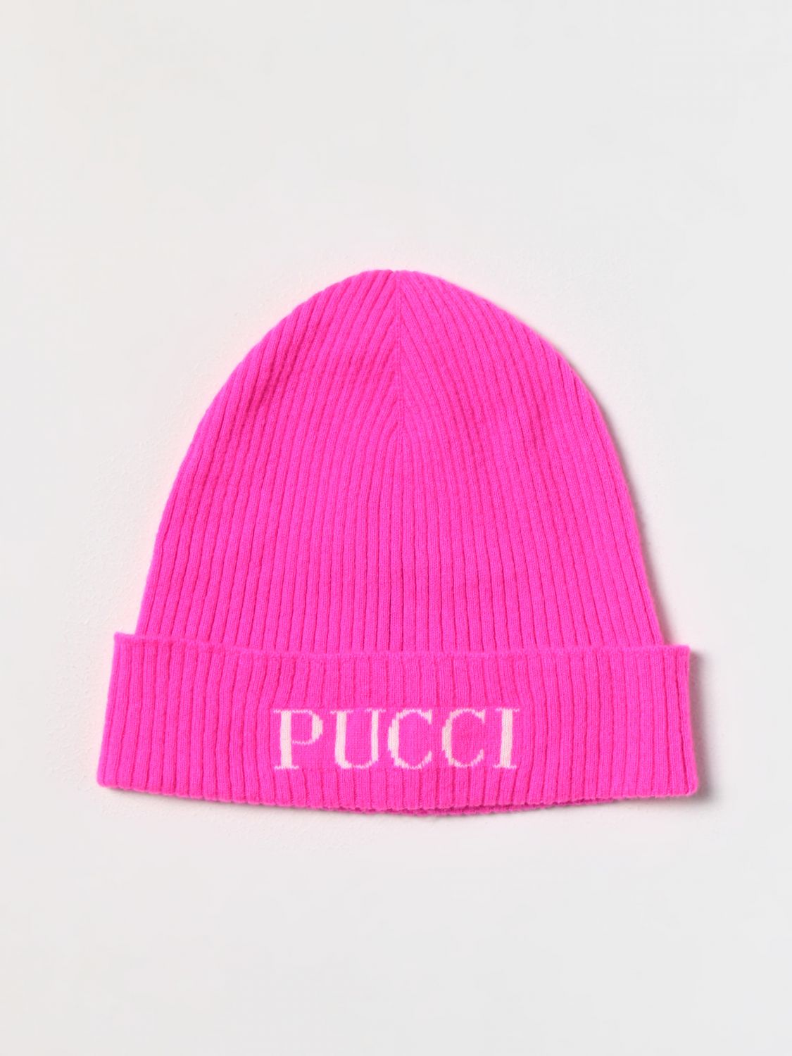 Emilio Pucci Junior Girls' Hats EMILIO PUCCI JUNIOR Kids colour Fuchsia
