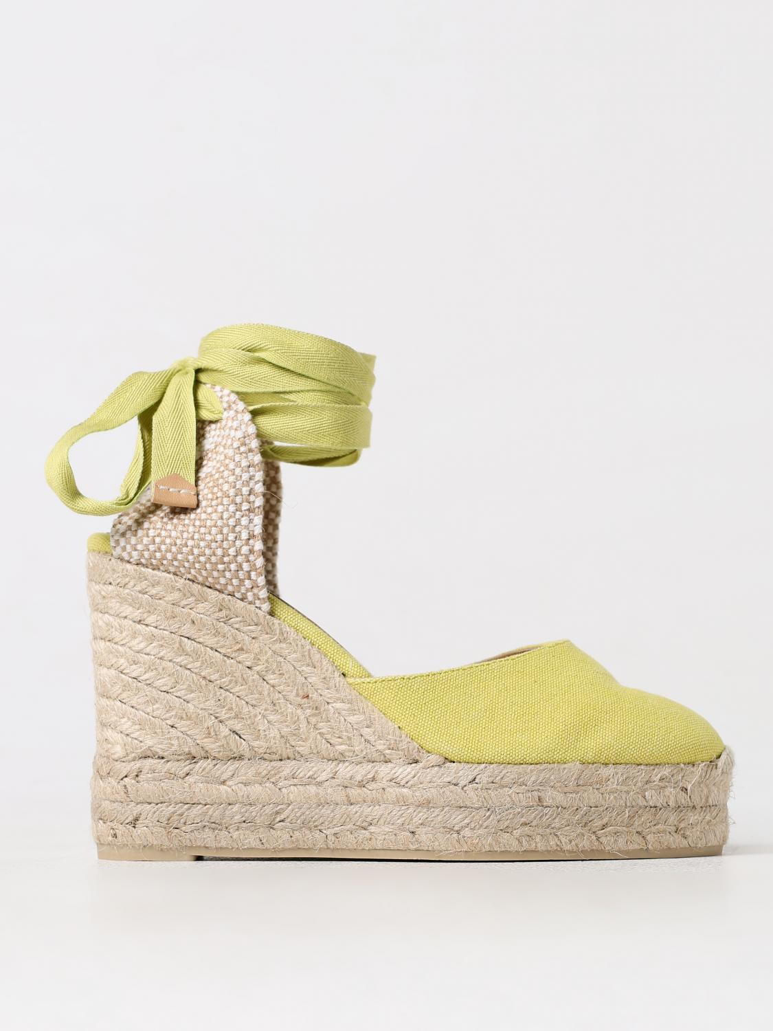 Castañer Wedge Shoes CASTAÑER Woman color Yellow