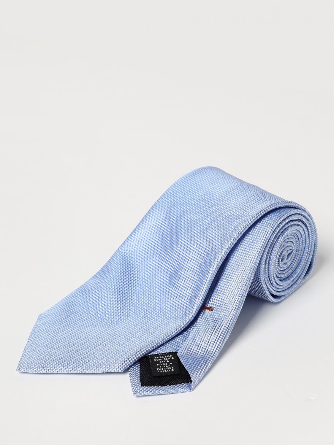 zegna Tie ZEGNA Men colour Gnawed Blue