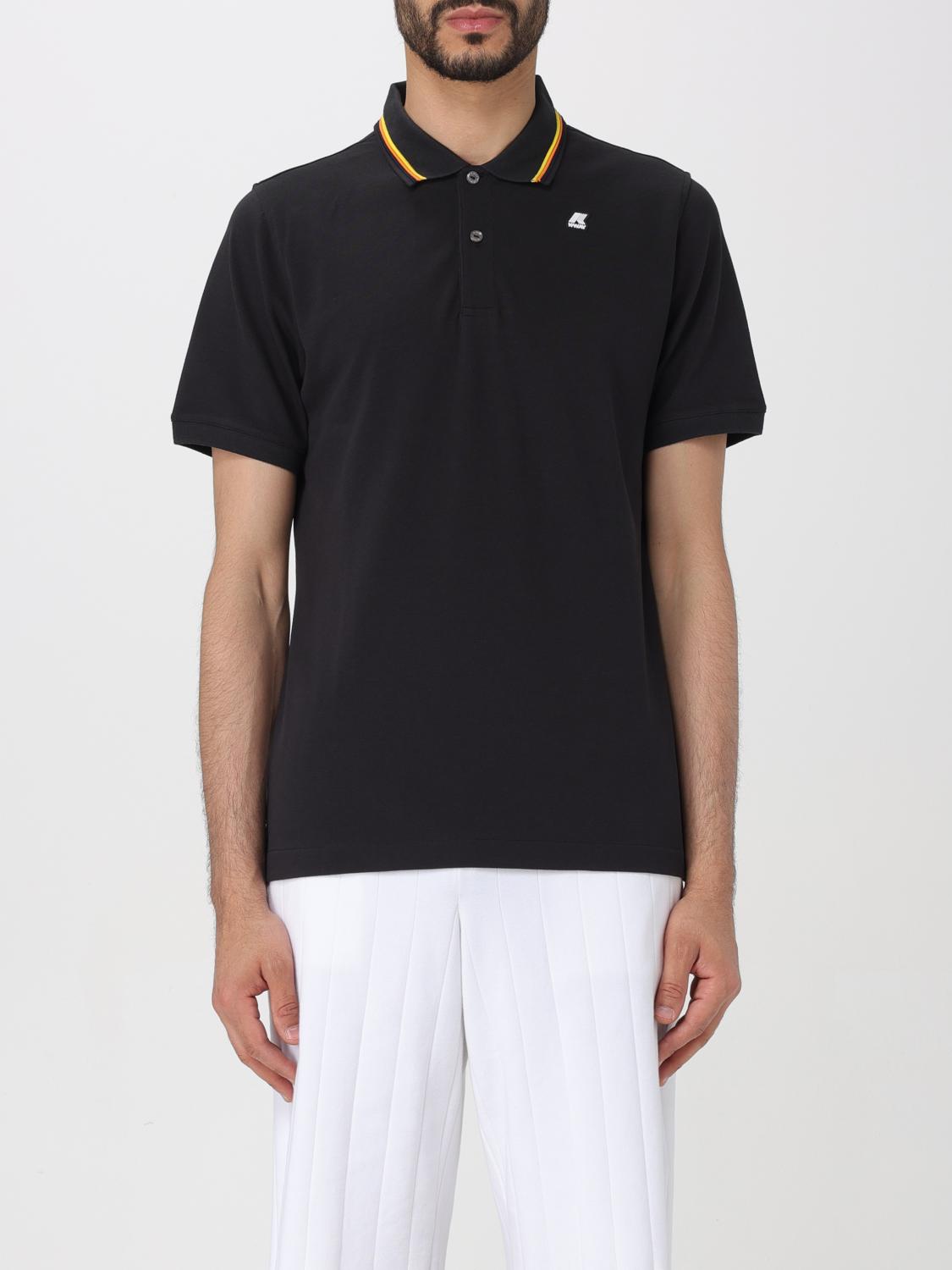 K-Way Polo Shirt K-WAY Men colour Black