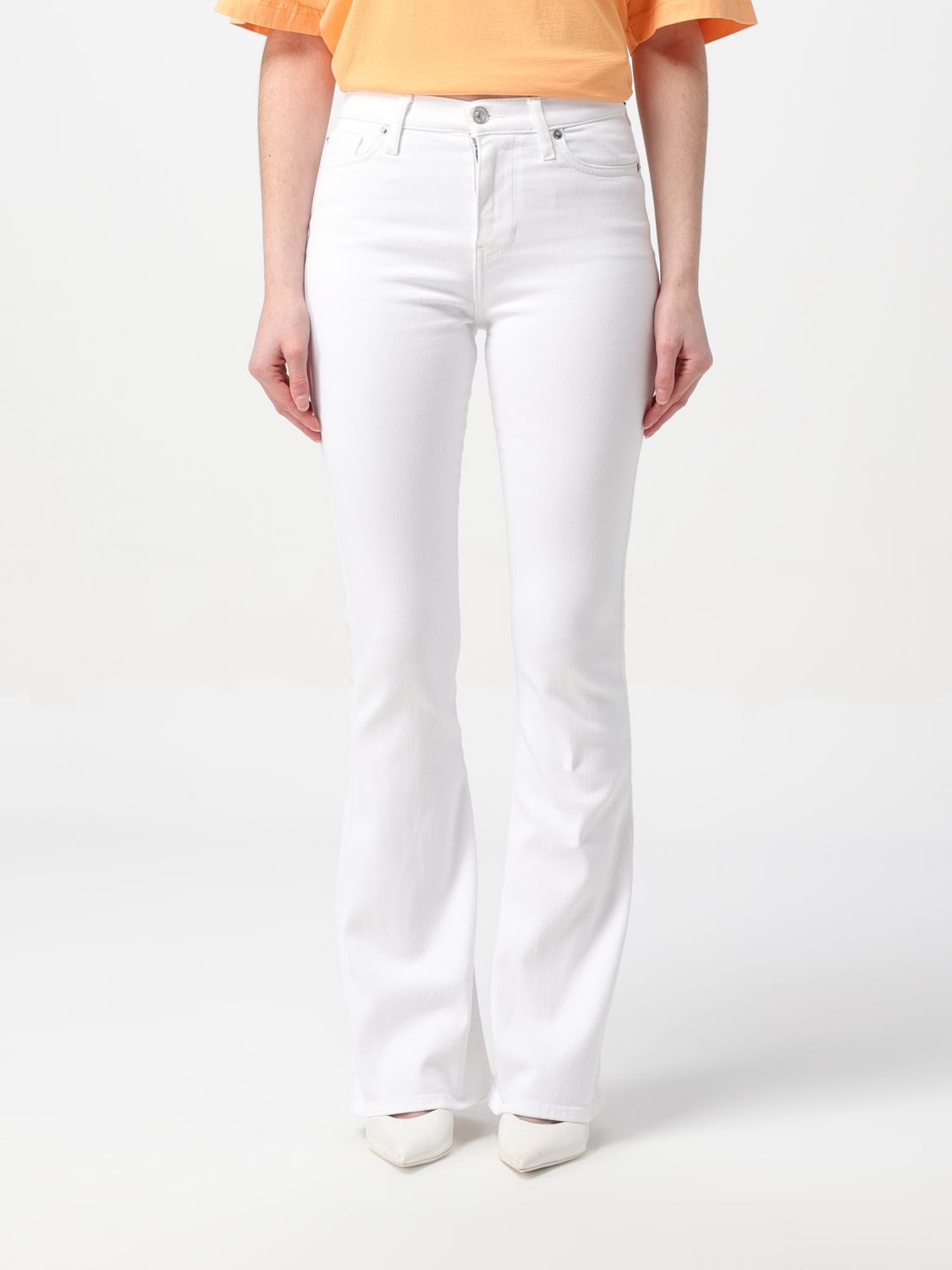 7 For All Mankind Jeans 7 FOR ALL MANKIND Woman colour White