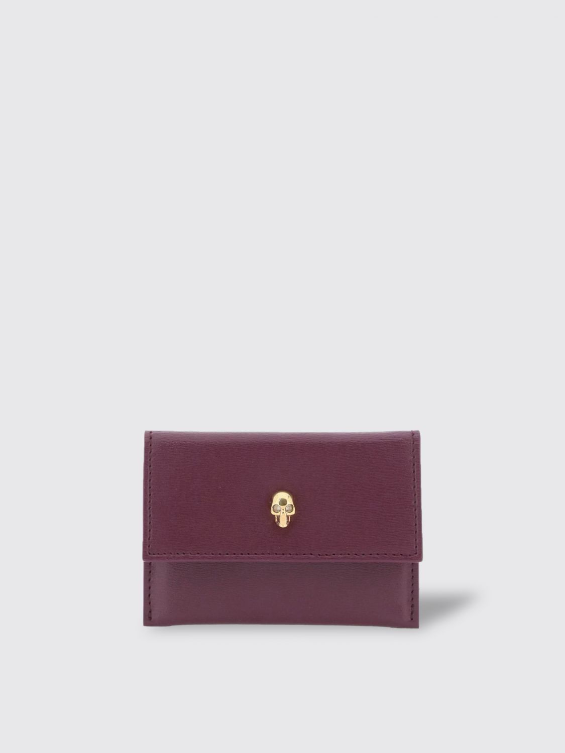 Alexander McQueen Wallet ALEXANDER MCQUEEN Woman color Burgundy