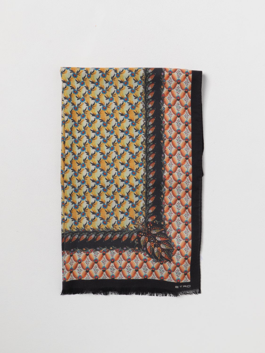 Etro Scarf ETRO Woman colour Yellow