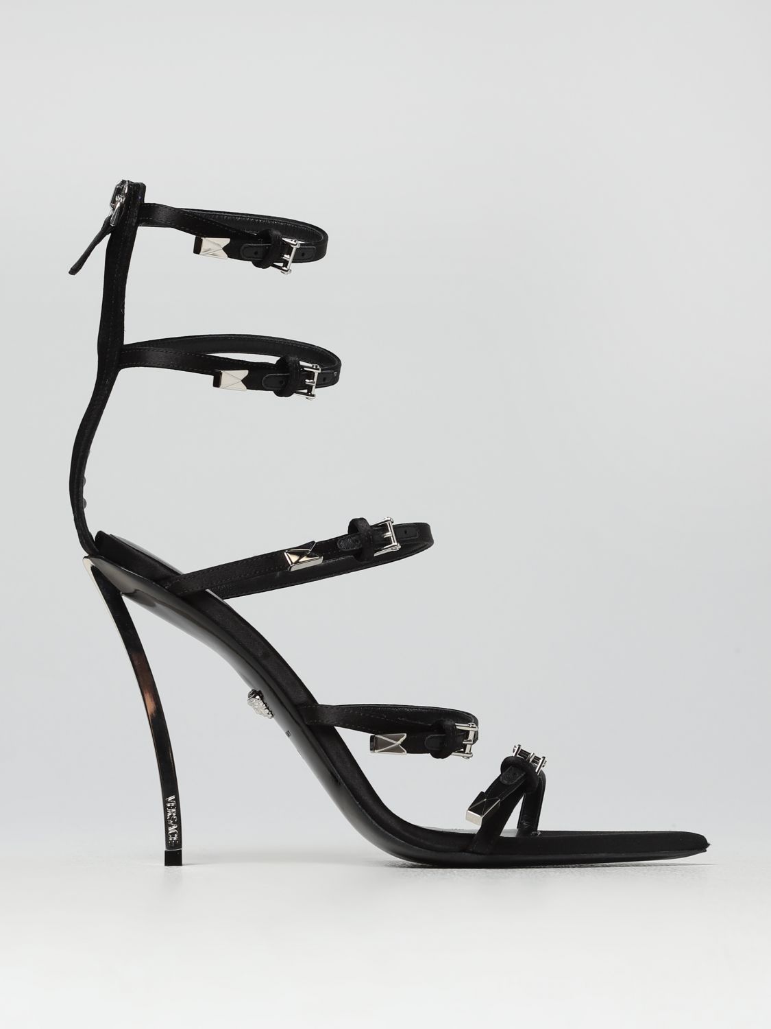 Versace Heeled Sandals VERSACE Woman colour Black