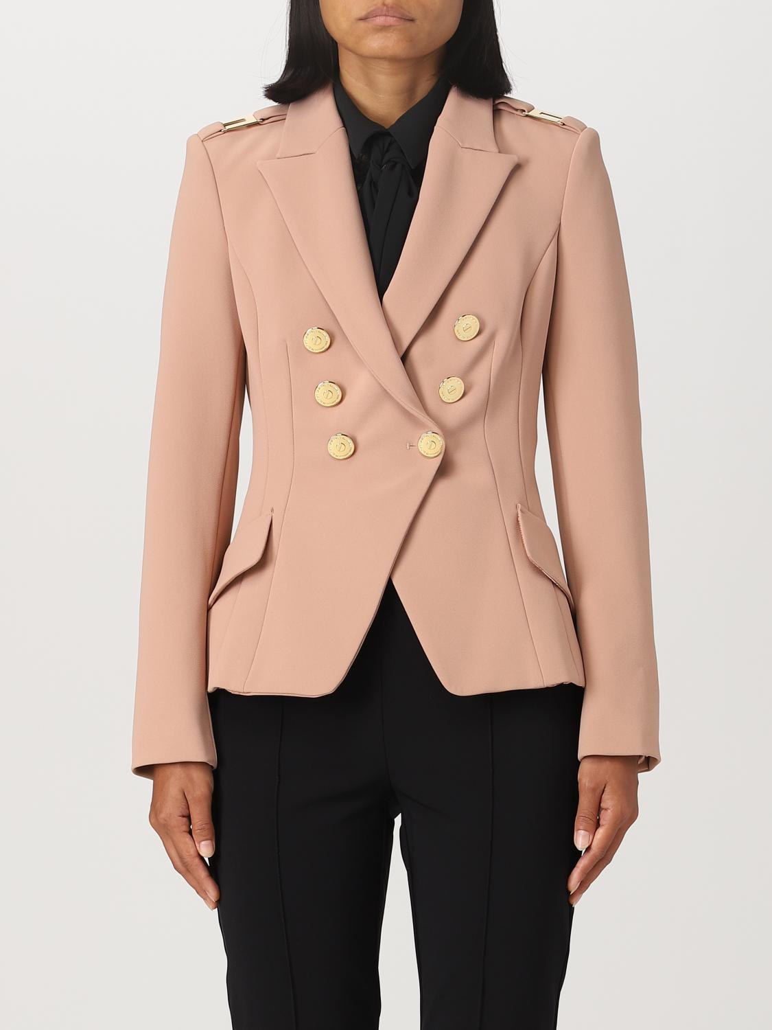 Elisabetta Franchi Blazer ELISABETTA FRANCHI Woman colour Nude