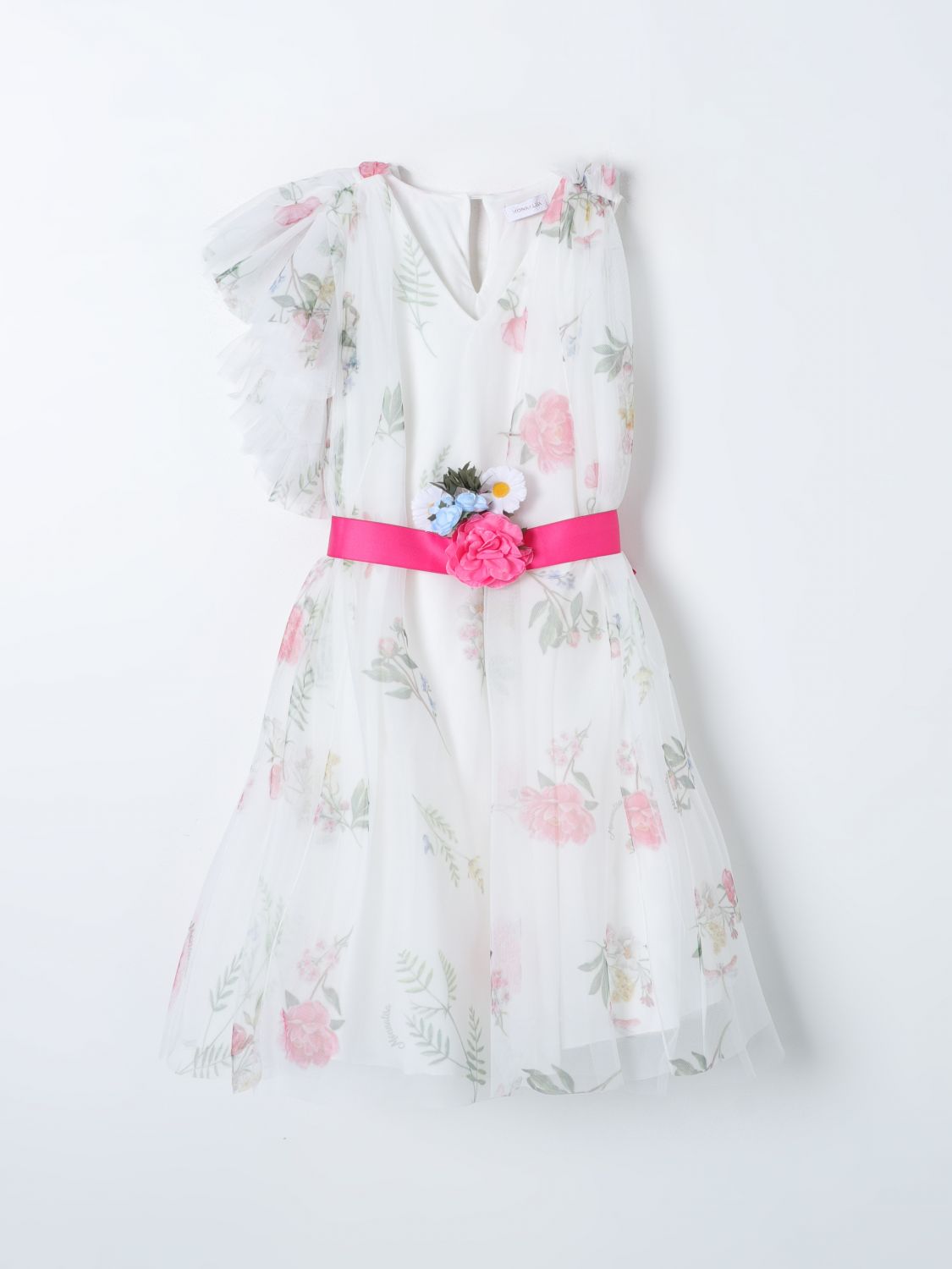 Monnalisa Dress MONNALISA Kids colour White