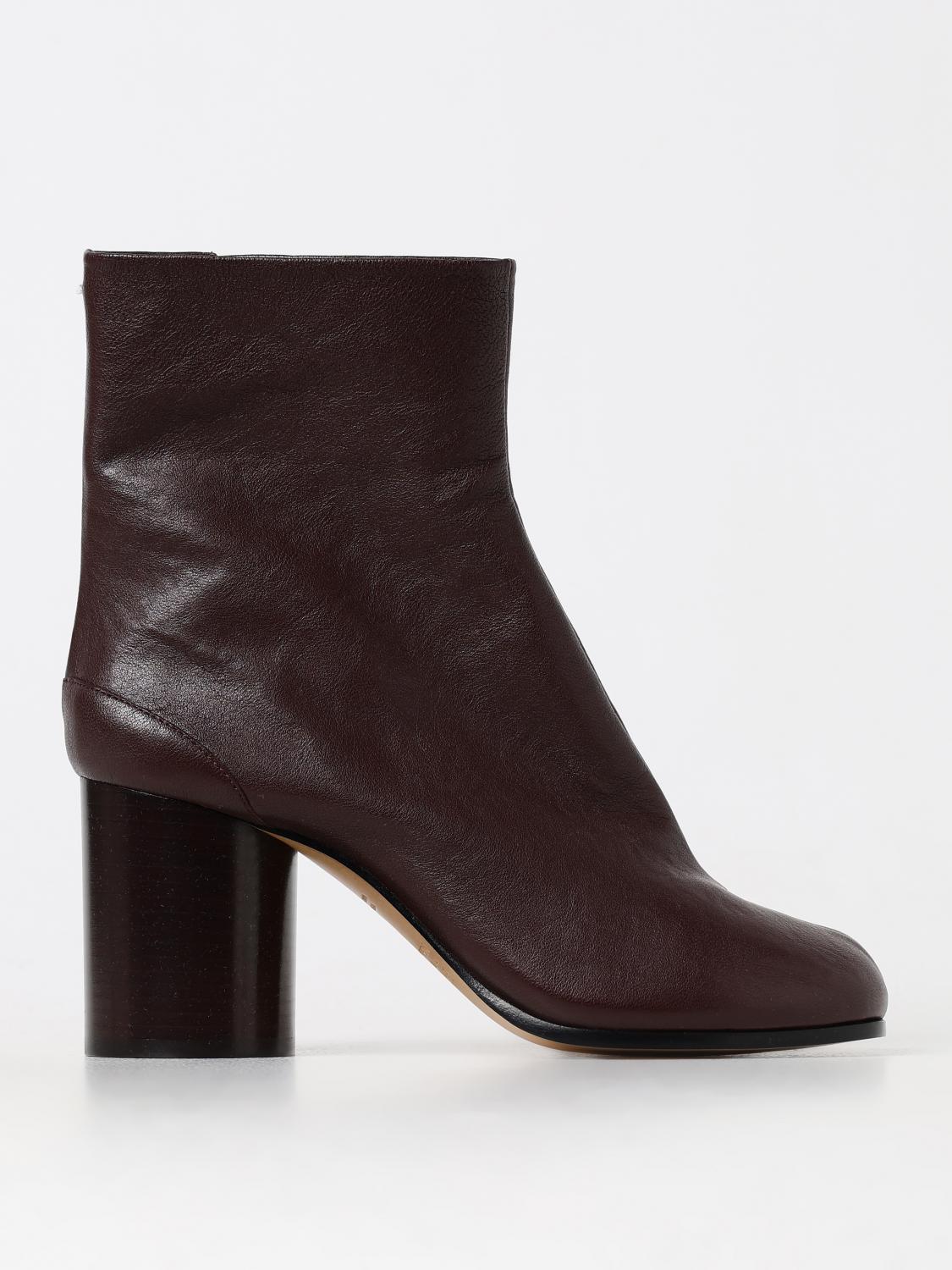 Maison Margiela Flat Ankle Boots MAISON MARGIELA Woman color Brown