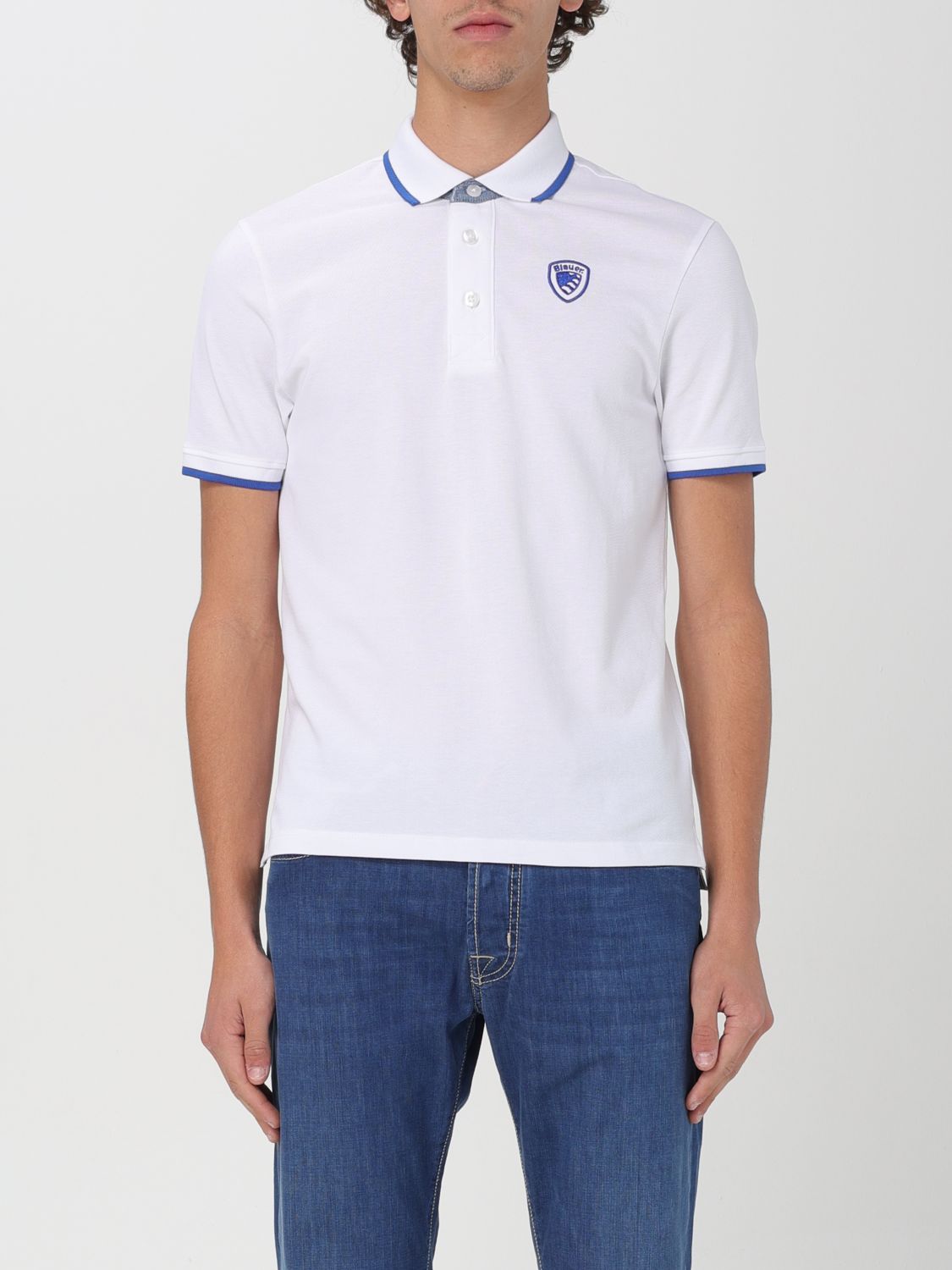 Blauer Polo Shirt BLAUER Men colour White