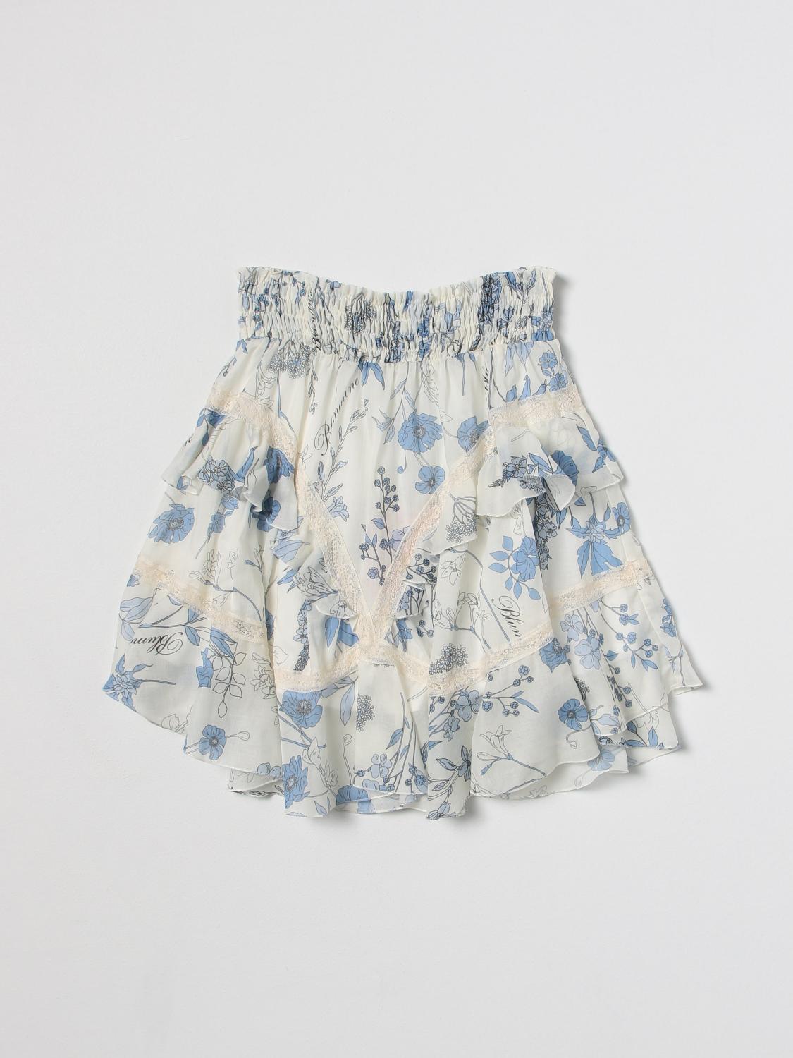 Miss Blumarine Skirt MISS BLUMARINE Kids colour White