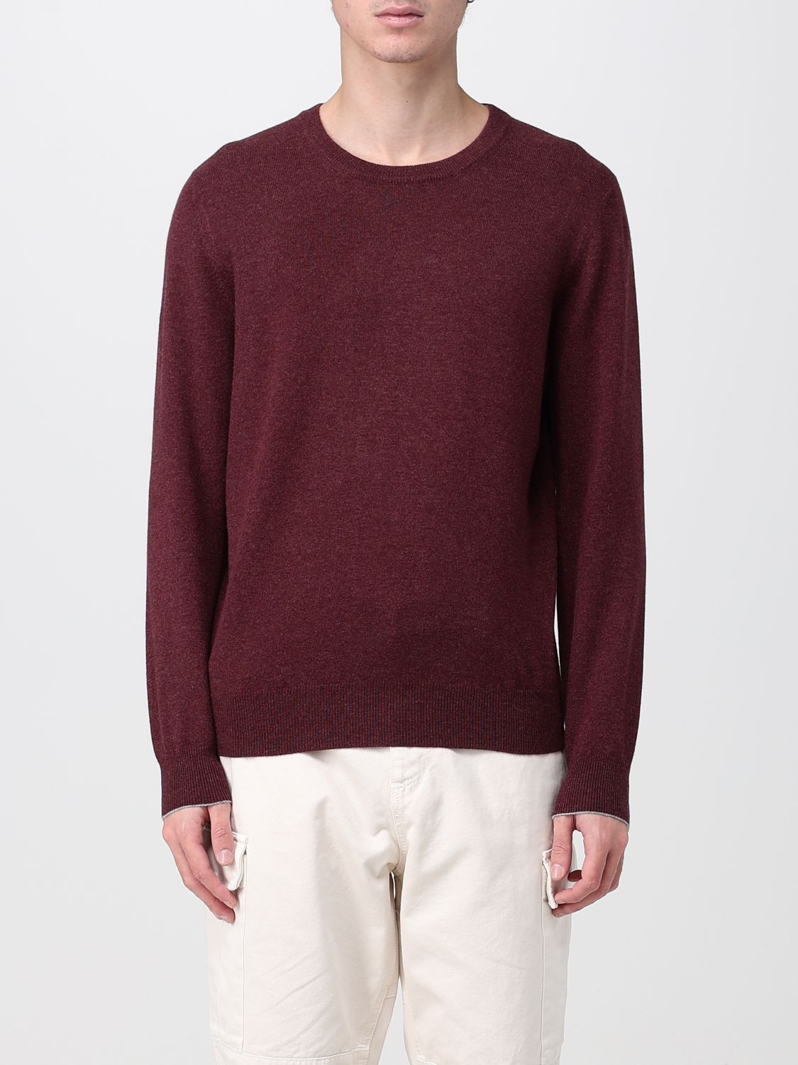 Brunello Cucinelli Jumper BRUNELLO CUCINELLI Men colour Wine