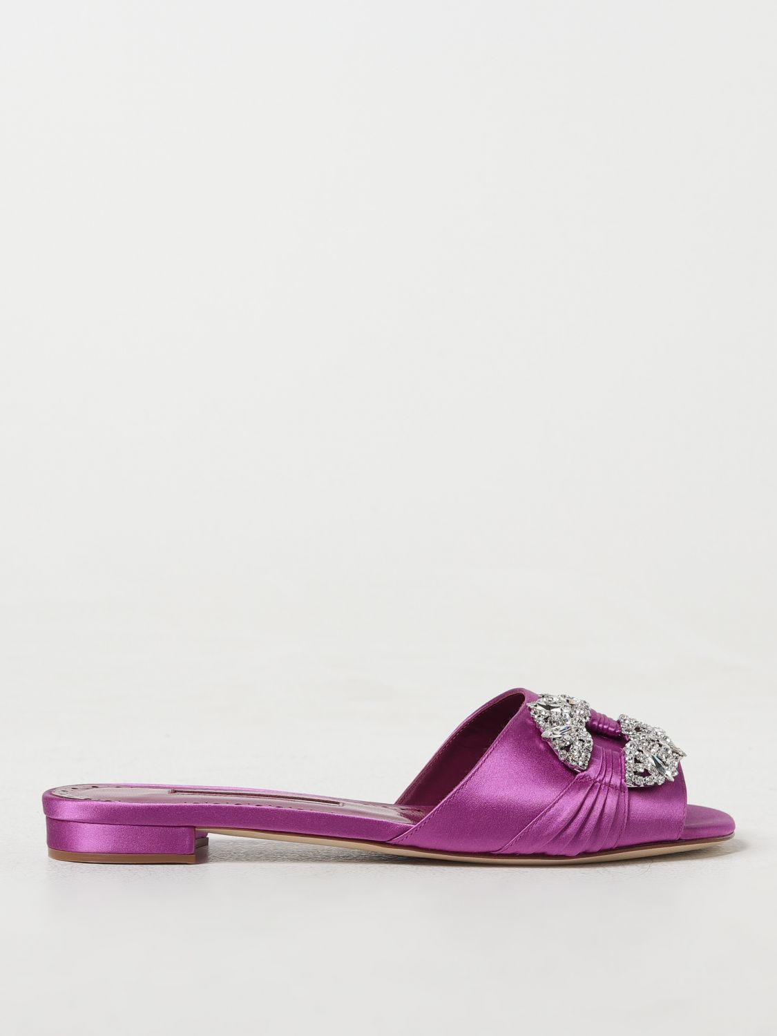 Manolo Blahnik Flat Sandals MANOLO BLAHNIK Woman colour Violet