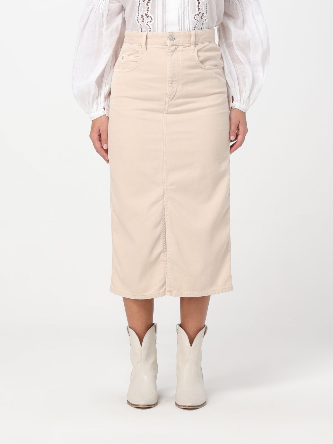 Isabel Marant Skirt ISABEL MARANT Woman colour Ecru