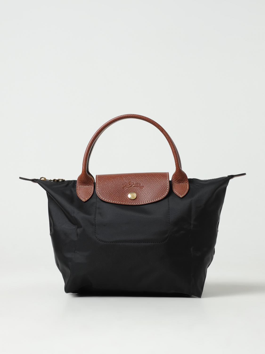  Longchamp Le Pliage Original S bag in nylon and grained leather