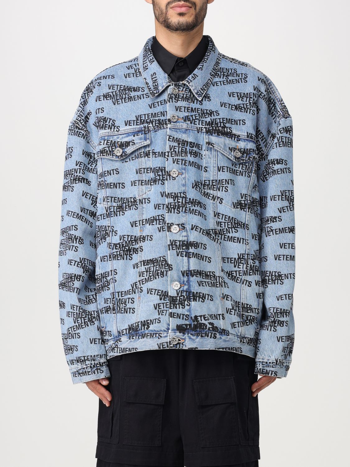 Vetements Jacket VETEMENTS Men colour Denim