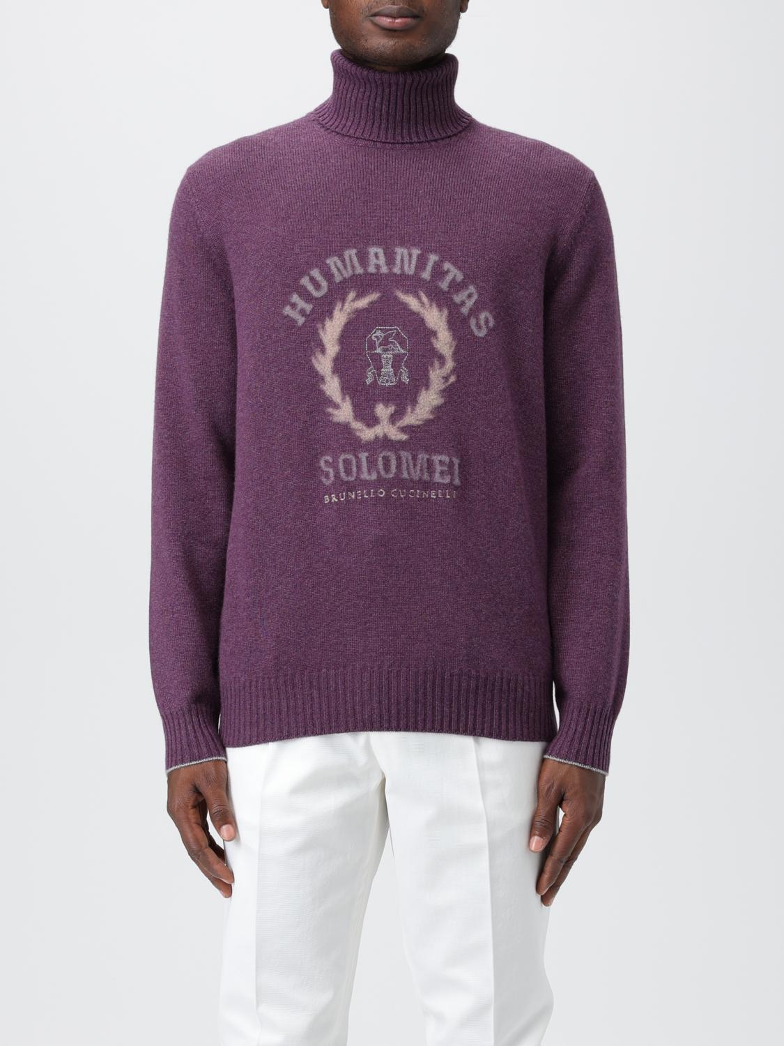 Brunello Cucinelli Jumper BRUNELLO CUCINELLI Men colour Red Purple