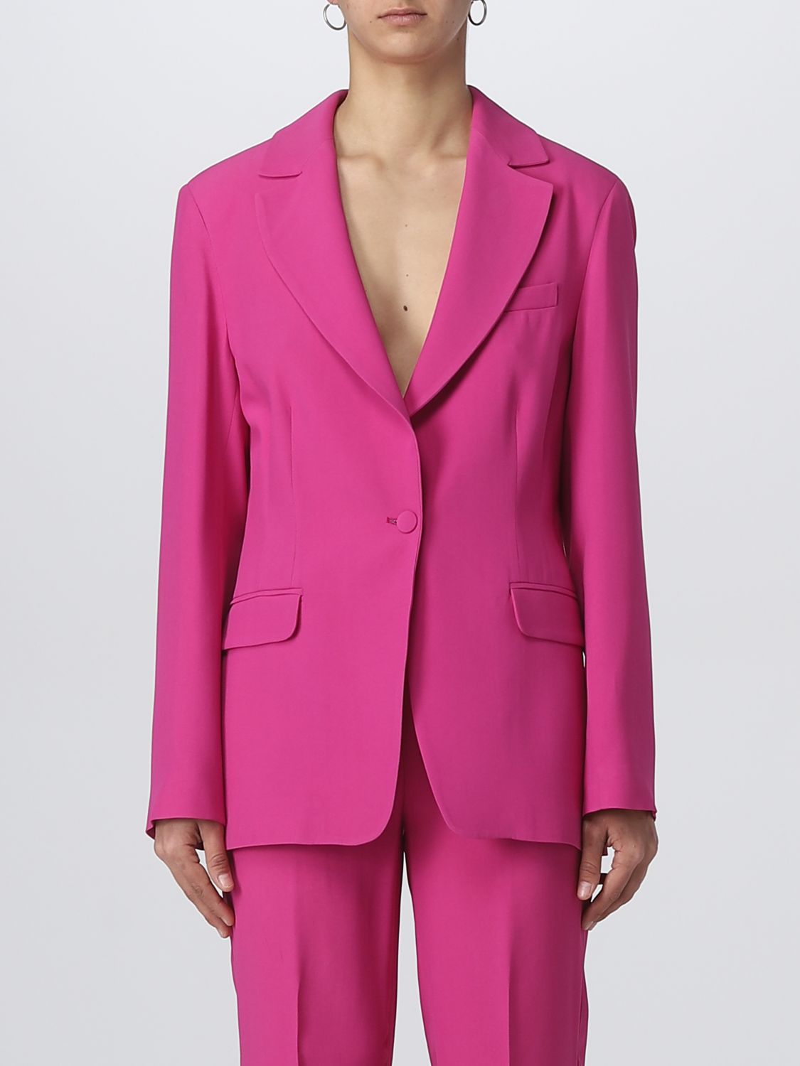 Federica Tosi Blazer FEDERICA TOSI Woman colour Fuchsia