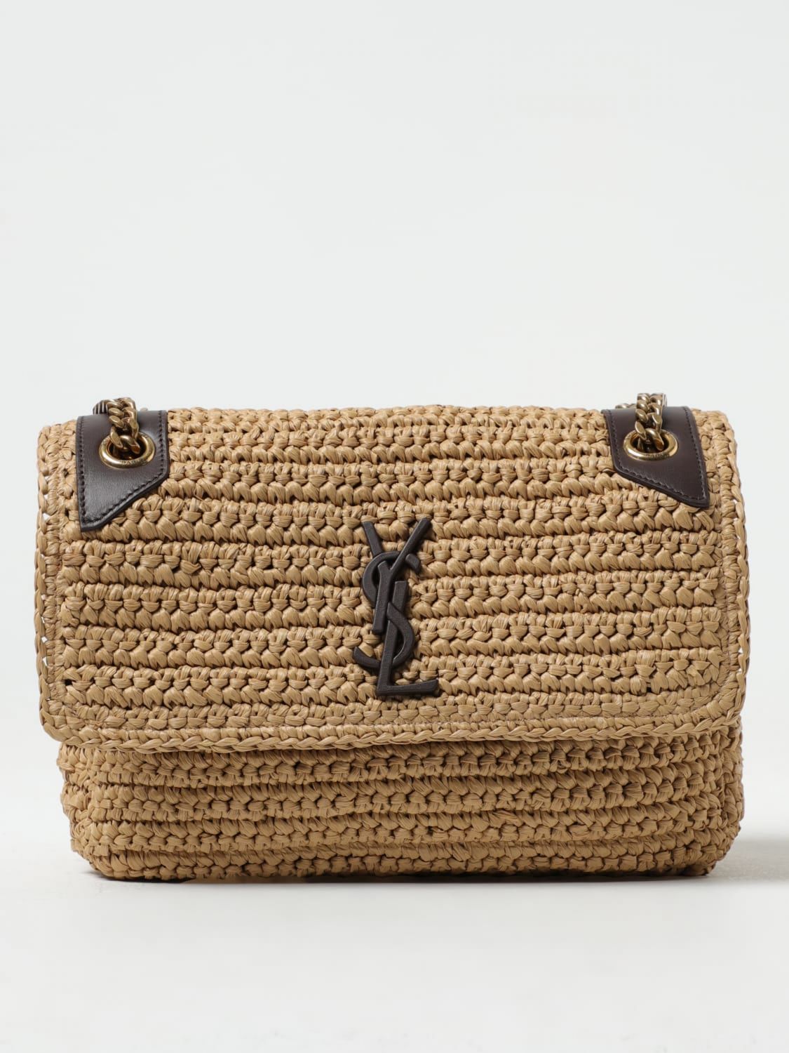 Saint Laurent Shoulder Bag SAINT LAURENT Woman colour Natural