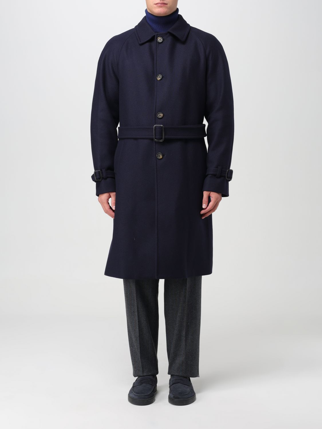 Manuel Ritz Coat MANUEL RITZ Men colour Blue