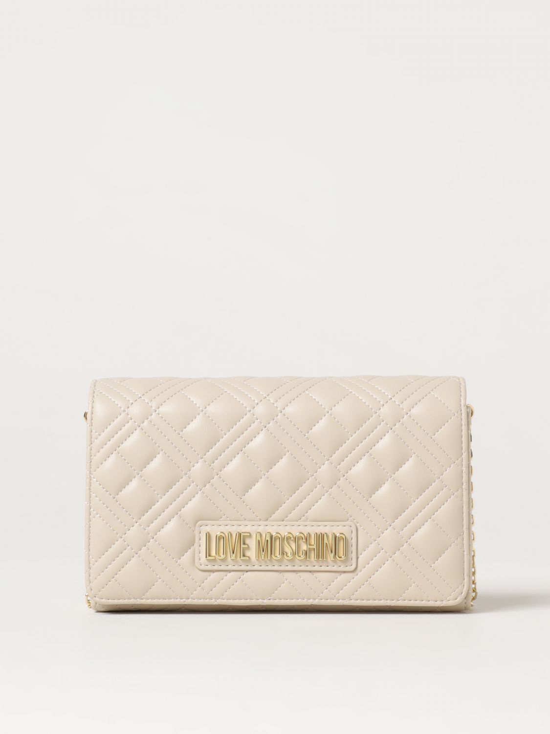 Love Moschino Crossbody Bags LOVE MOSCHINO Woman colour Ivory