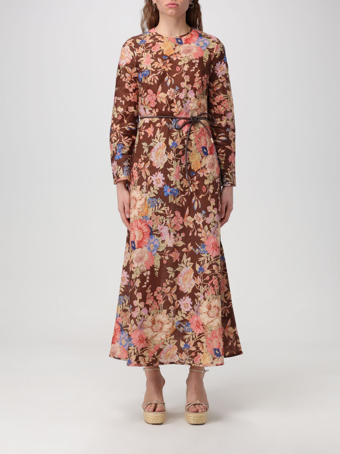 Zimmermann Dress ZIMMERMANN Woman colour Brown