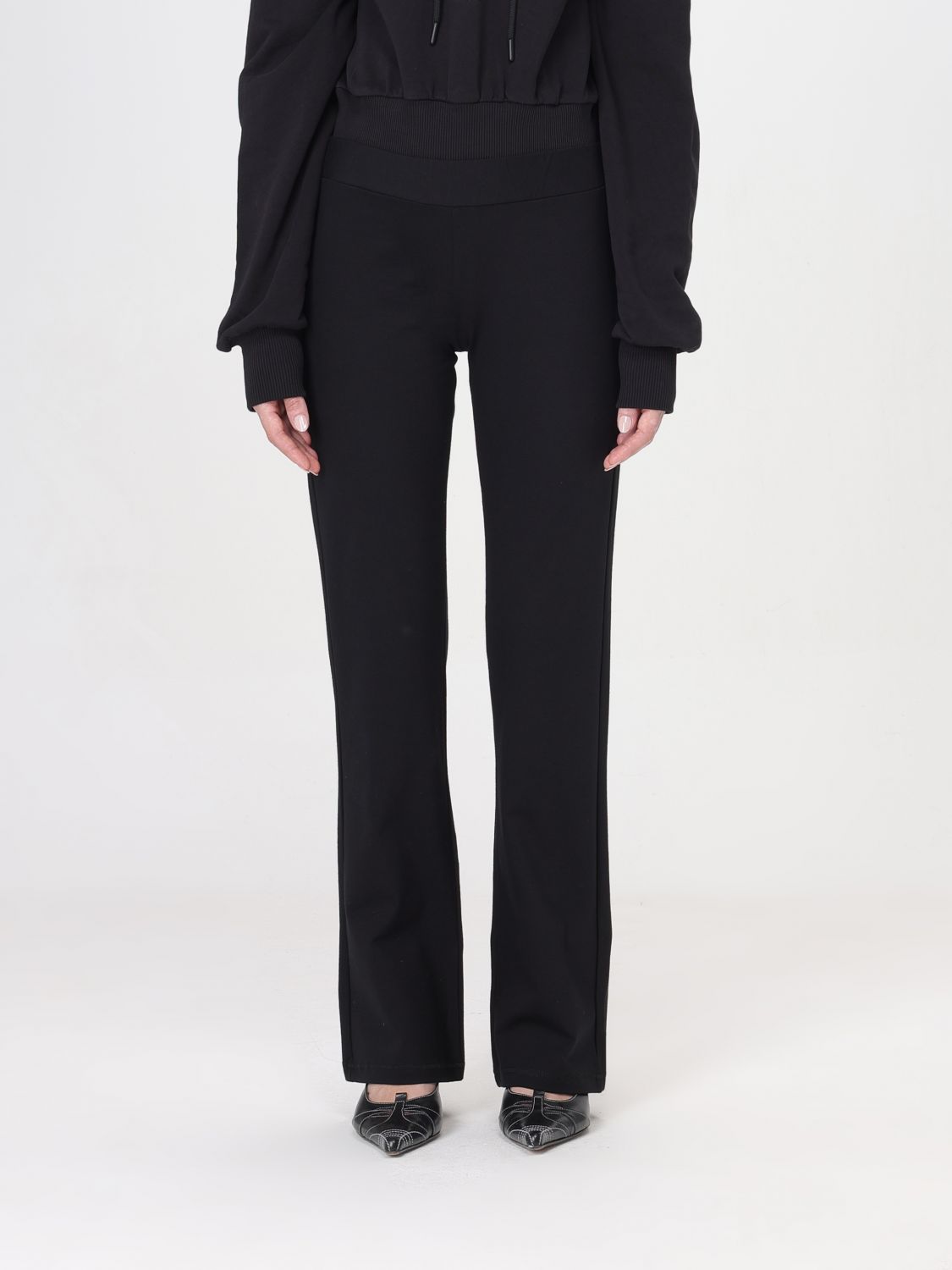 Versace Jeans Couture Trousers VERSACE JEANS COUTURE Woman colour Black