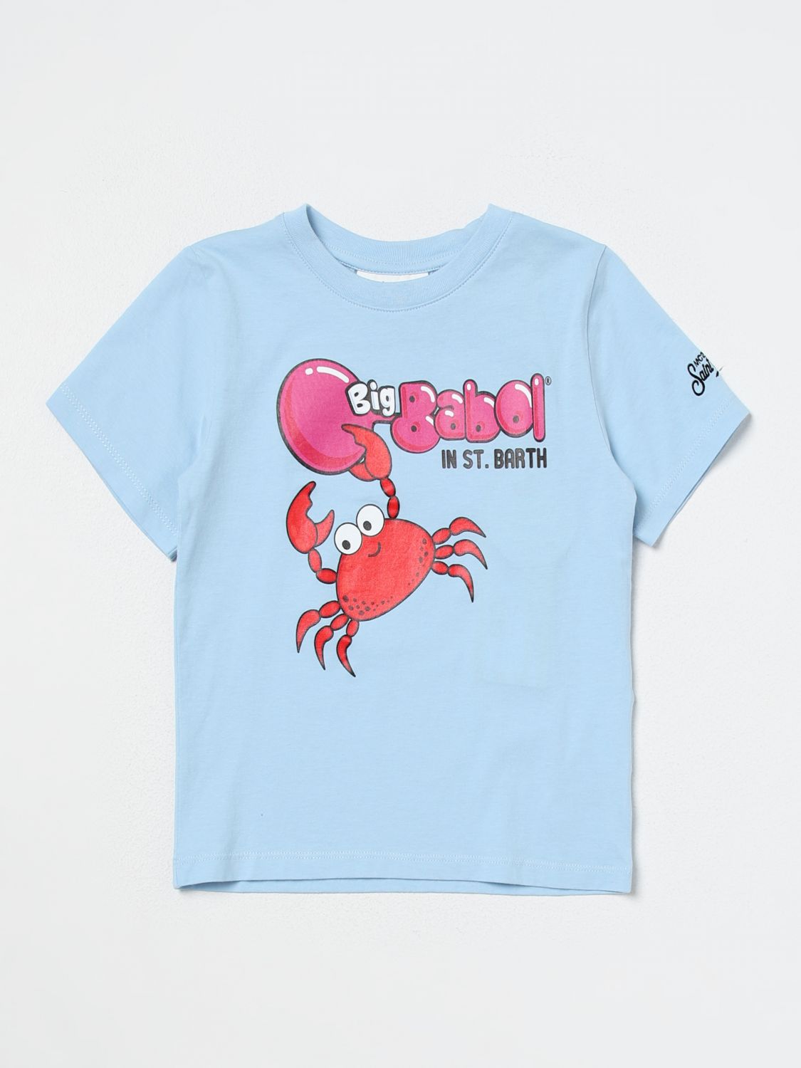 Mc2 Saint Barth T-Shirt MC2 SAINT BARTH Kids color Gnawed Blue