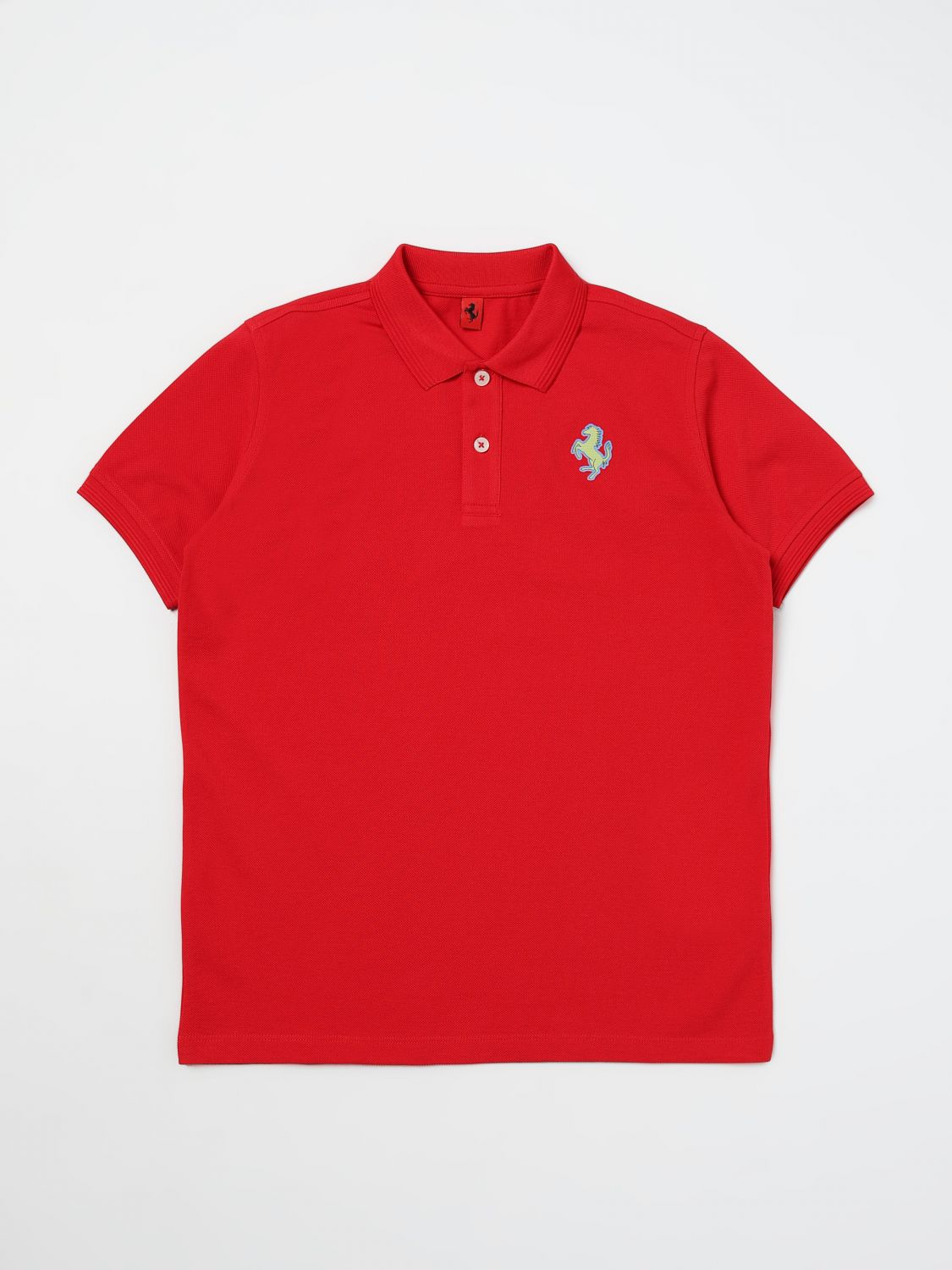 Ferrari Polo Shirt FERRARI Kids color Red
